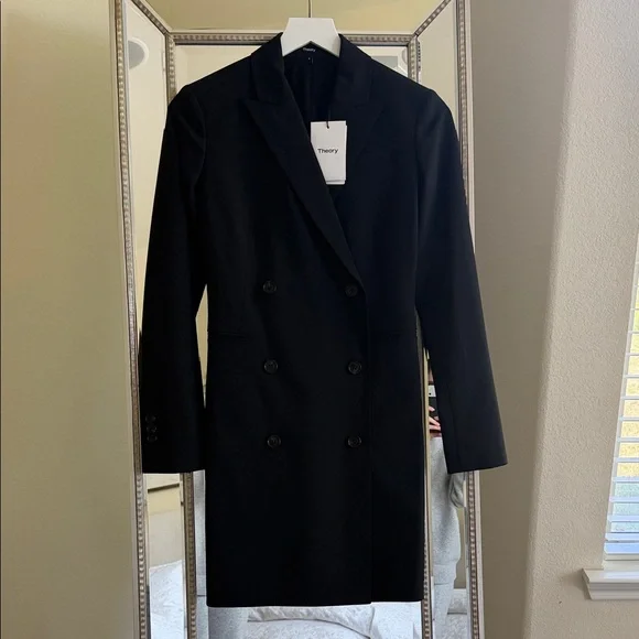 Theory blazer dress in stretch wool - Picture 7 of 9